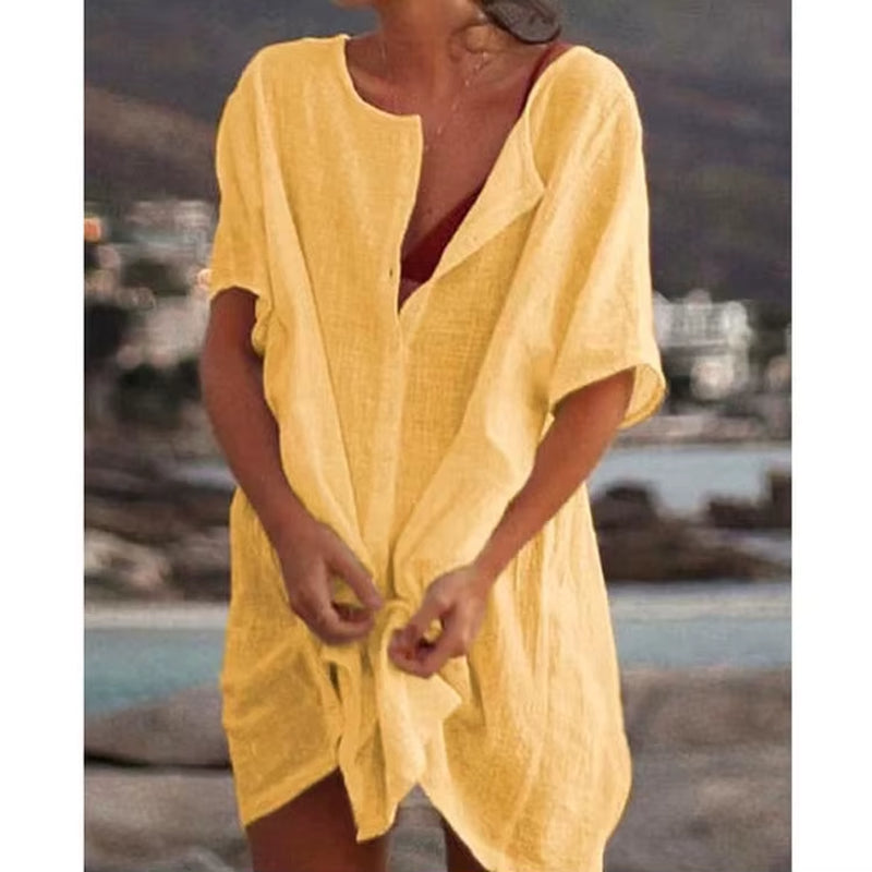 Women's Cotton Linen Blouse