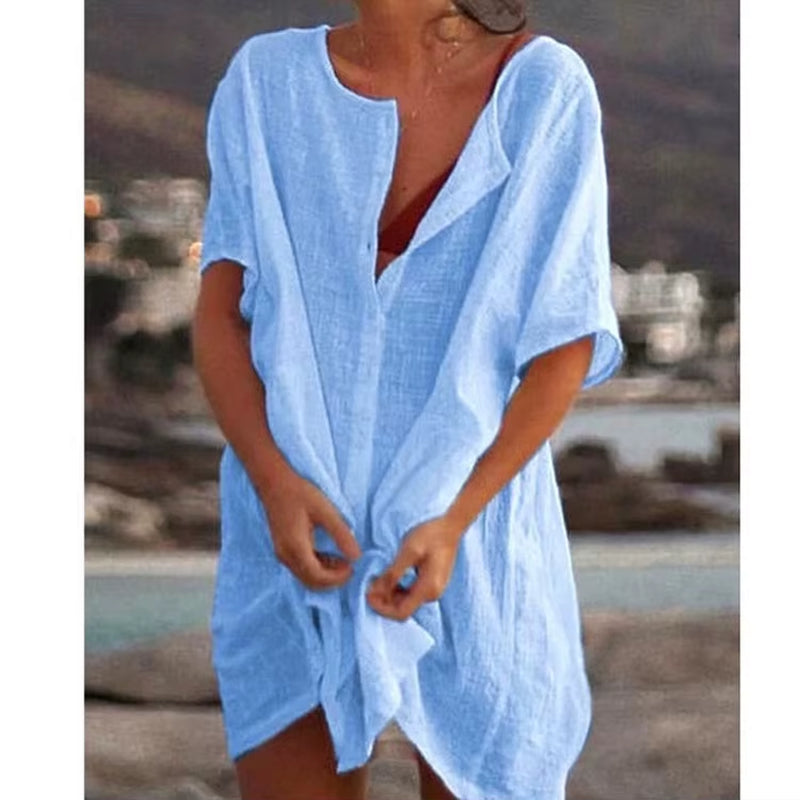 Women's Cotton Linen Blouse